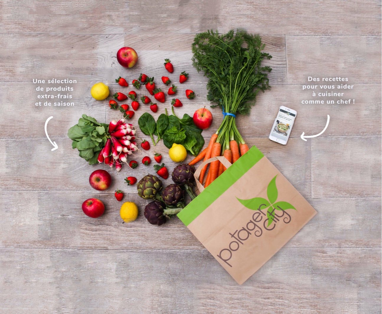 Livraison de paniers de fruits et légumes en entreprise