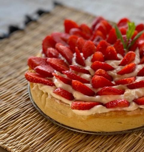 La fameuse tarte aux fraises