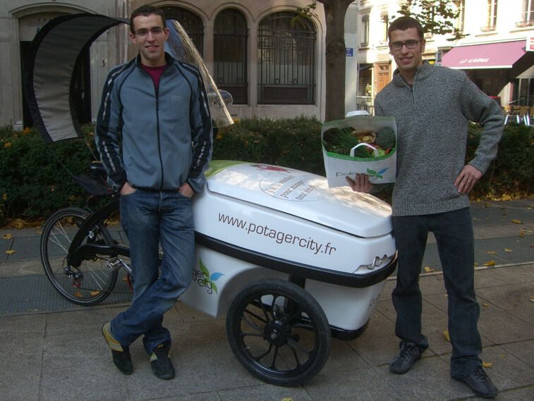 Au début, Potager City livrait en vélo